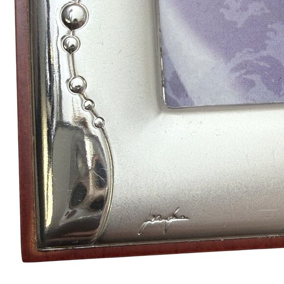 Argenti D'Autore First Class Photo Frame Silver Finish Italian Style 6.75" high - Picture 6 of 10